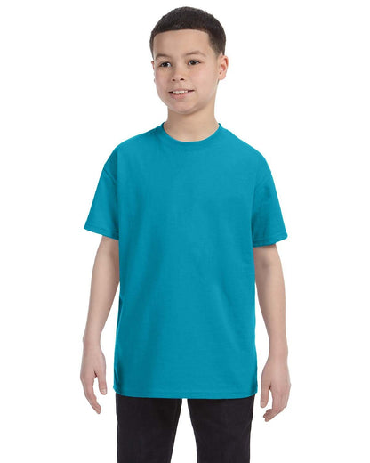 Gildan Youth Heavy Cotton™ T-Shirt G500B #color_TROPICAL BLUE