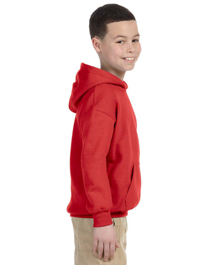 Gildan Youth Heavy Blend™ Hooded Sweatshirt G185B #color_RED