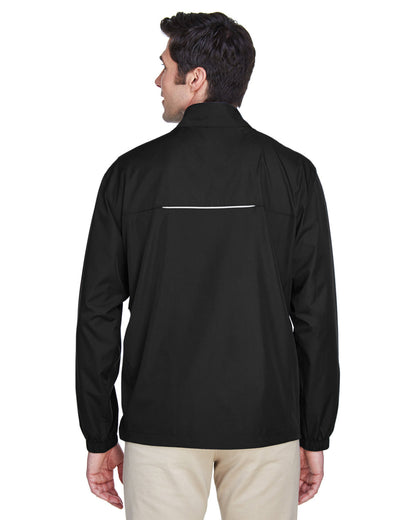 Core365 Men's Tall Techno Lite Motivate Unlined Lightweight Jacket 88183T #color_BLACK