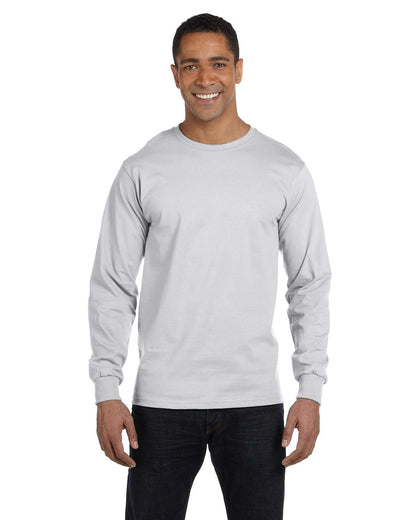 Gildan Adult Long-Sleeve T-Shirt G840 #color_ASH GREY