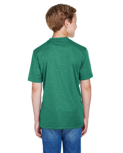 Team 365 Youth Sonic Heather Performance T-Shirt TT11HY #color_SP FOREST HTHR