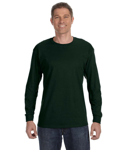 Gildan Adult Heavy Cotton™ Long-Sleeve T-Shirt G540 #color_FOREST GREEN