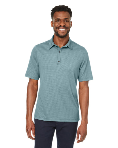 North End Men's Replay Recycled Polo NE102 #color_OPAL BLUE