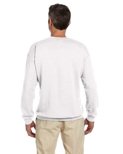 Gildan Adult Heavy Blend™ Fleece Crew G180 #color_WHITE