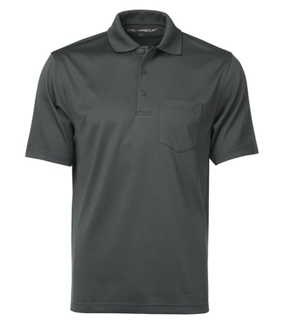 Coal Harbour Snag Proof Power Pkt Polo S4005P #color_Charcoal