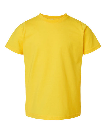 Rabbit Skins Toddler Fine Jersey Tee 3321 #color_Yellow