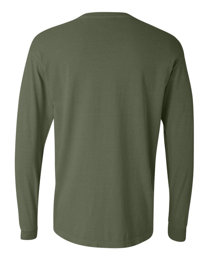 Comfort Colors Garment-Dyed Heavyweight Long Sleeve T-Shirt 6014 #color_Hemp