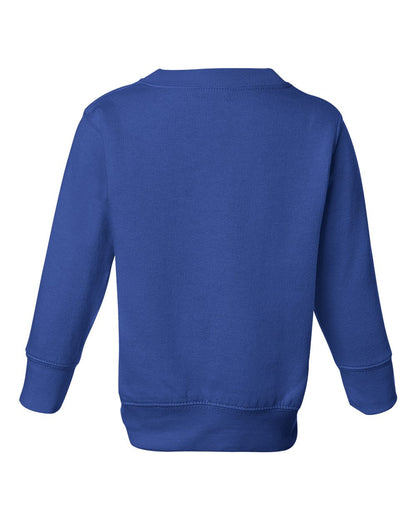 Rabbit Skins Toddler Fleece Crewneck Sweatshirt 3317 #color_Royal