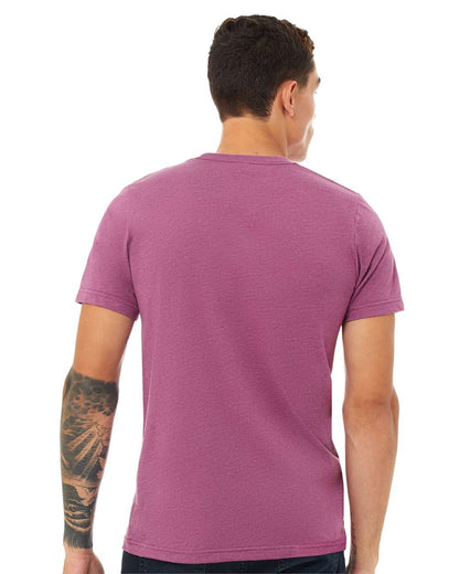 BELLA + CANVAS CVC Jersey Tee 3001CVC #colormdl_Heather Magenta