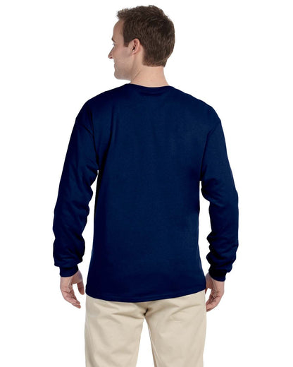 Gildan Adult Ultra Cotton® Long-Sleeve T-Shirt G240 #color_NAVY