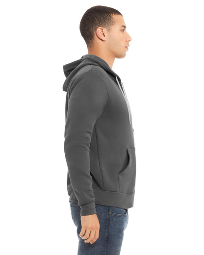 BELLA + CANVAS Unisex Sponge Fleece Full-Zip Hooded Sweatshirt 3739 #color_ASPHALT