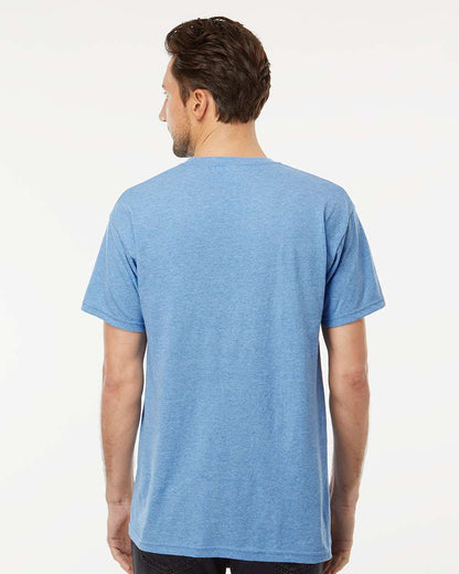 M&O Gold Soft Touch T-Shirt 4800 #colormdl_Light Blue Heather