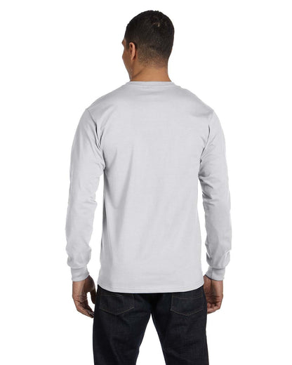 Gildan Adult Long-Sleeve T-Shirt G840 #color_ASH GREY