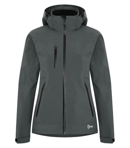 Dryframe Tri-Tech Hard Shell Lds' Jkt DF7672L #color_Asphalt