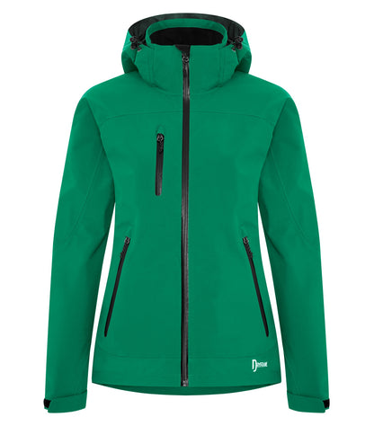 Dryframe Tri-Tech Hard Shell Lds' Jkt DF7672L #color_Emerald
