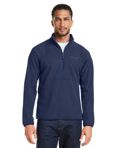 Marmot Men's Rocklin Half-Zip Jacket M12650 #color_ARCTIC NAVY