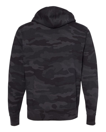 Independent Trading Co. Lightweight Hooded Sweatshirt AFX90UN #color_Black Camo