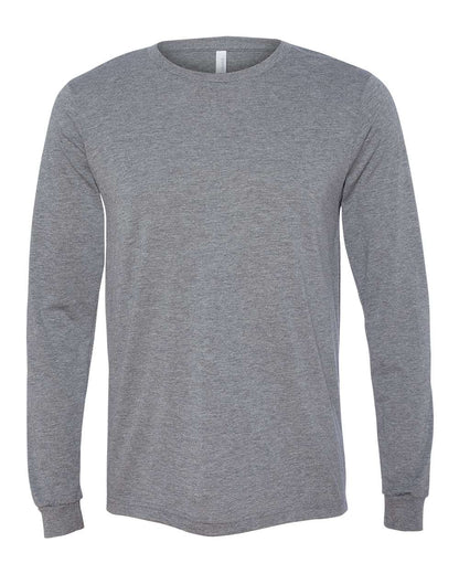 BELLA + CANVAS Triblend Long Sleeve Tee 3513 #color_Grey Triblend