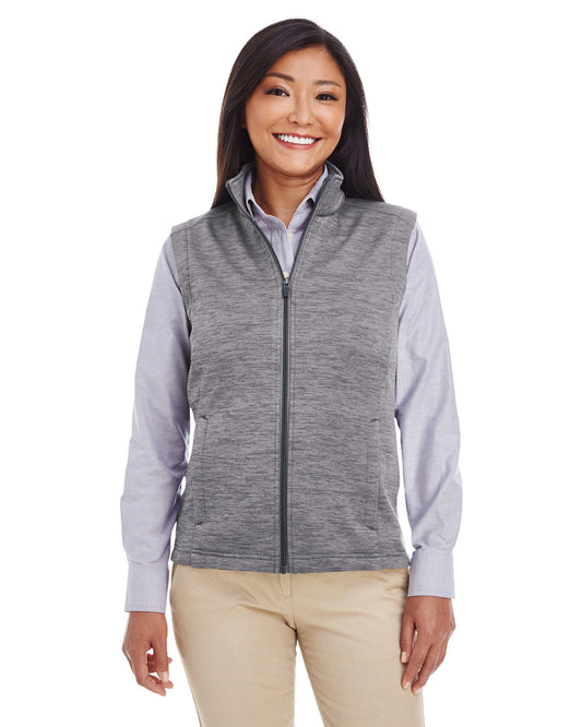 Devon & Jones Ladies' Newbury Mélange Fleece Vest DG797W