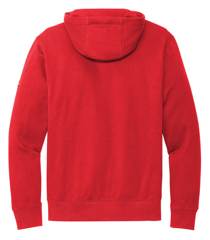 Nike Club Fleece P/O Corporate Hood DR1499 #color_University Red