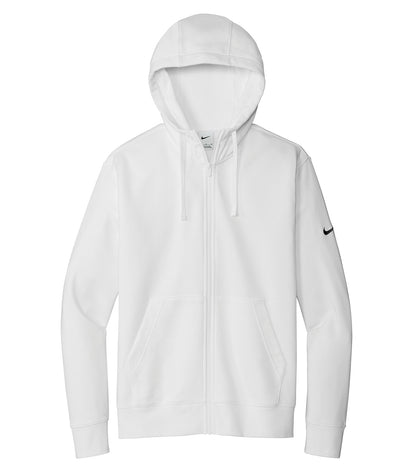 Nike Club Fleece FZ Coporate Hoodie DR1513 #color_White