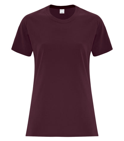 Atc Everyday Collection Everyday Cotton Lds' Tee ATC1000L #color_Maroon