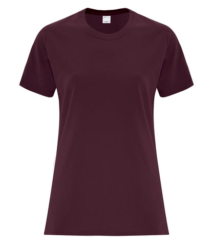 Atc Everyday Collection Everyday Cotton Lds' Tee ATC1000L #color_Maroon