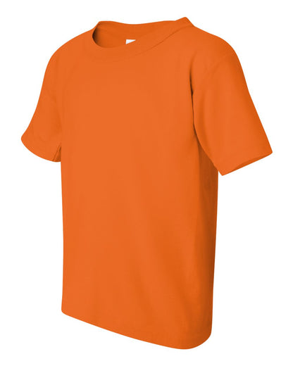 Gildan Heavy Cotton™ Youth T-Shirt 5000B #color_Safety Orange