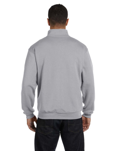JERZEES Adult 8 oz. NuBlend® Quarter-Zip Cadet Collar Sweatshirt 995M #color_OXFORD