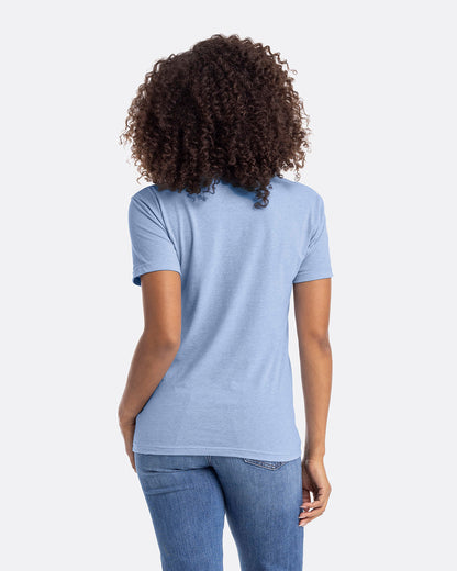 Next Level Apparel Unisex CVC Crewneck T-Shirt N6210 #color_HTHR COLUM BLUE