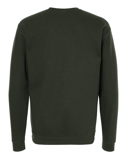 M&O Unisex Crewneck Fleece 3340 #color_Forest Green