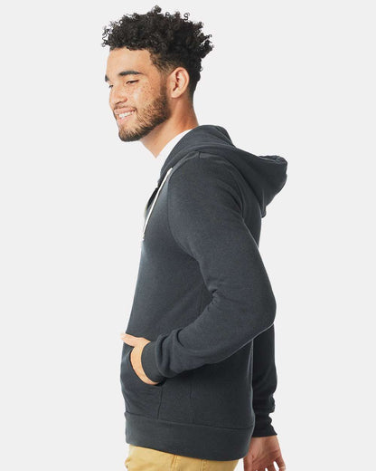 Alternative Rocky Eco-Fleece Full-Zip Hoodie 9590 #colormdl_Eco True Black