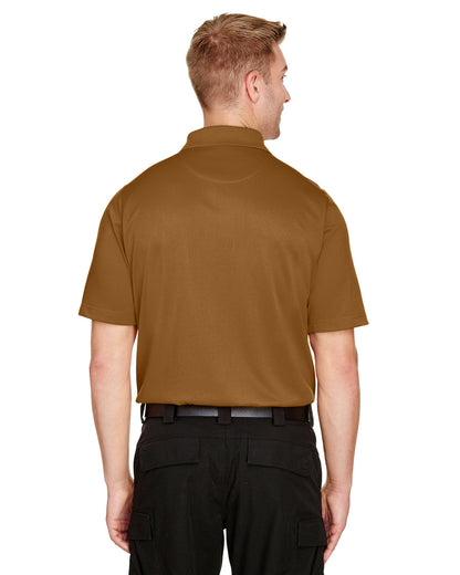 Harriton Men's Advantage Snag Protection Plus Polo M348 #color_DUCK BROWN