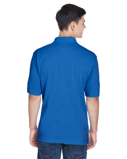 Harriton Men's Easy Blend™ Polo M265 #color_TRUE ROYAL