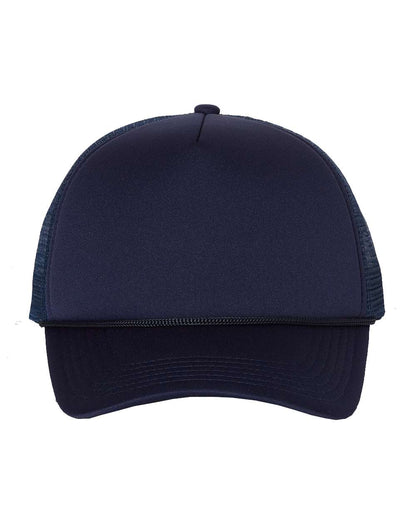 Valucap Foam Mesh-Back Trucker Cap VC700 #color_Navy/ Navy