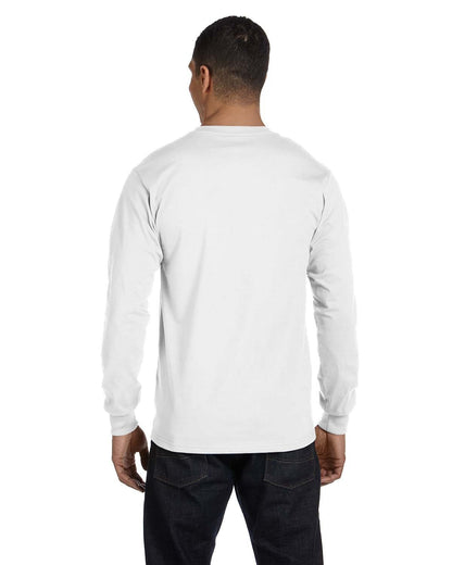 Gildan Adult Long-Sleeve T-Shirt G840 #color_WHITE