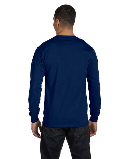 Gildan Adult Long-Sleeve T-Shirt G840 #color_NAVY