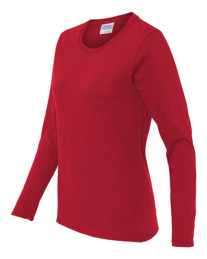 Gildan Heavy Cotton™ Women’s Long Sleeve T-Shirt 5400L #color_Red