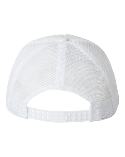 Valucap Foam Mesh-Back Trucker Cap VC700 #color_White/ White