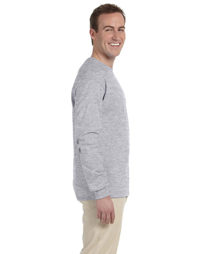 Fruit of the Loom Adult HD Cotton™ Long-Sleeve T-Shirt 4930 #color_ATHLETIC HEATHER
