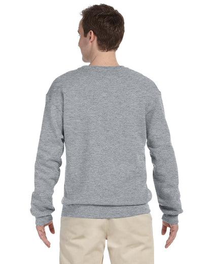 JERZEES Adult NuBlend® Fleece Crew 562 #color_ATHLETIC HEATHER