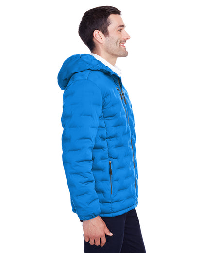 North End Men's Loft Puffer Jacket NE708 #color_OLYM BLU / CRBN