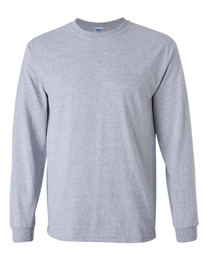 Gildan Ultra Cotton® Long Sleeve T-Shirt 2400 #color_Sport Grey