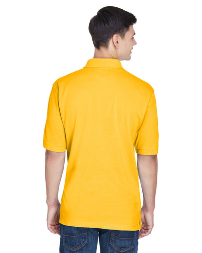 Harriton Men's Easy Blend™ Polo M265 #color_SUNRAY YELLOW