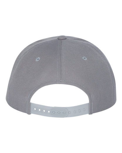 YP Classics Premium Flat Bill Snapback Cap 6089M #color_Silver