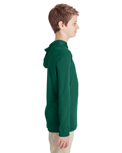 Team 365 Youth Zone Performance Hooded T-Shirt TT41Y #color_SPORT FOREST