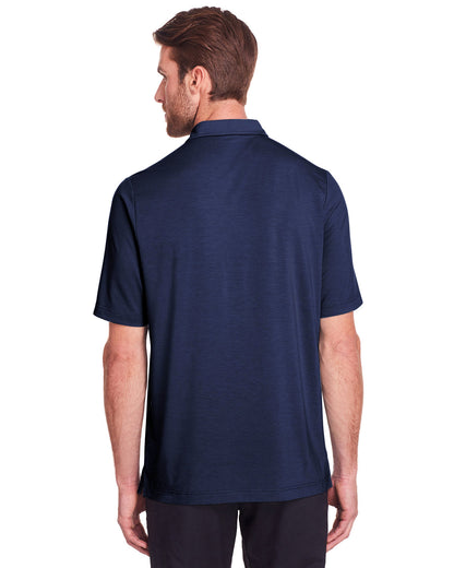 North End Men's Jaq Snap-Up Stretch Performance Polo NE100 #color_CLASSIC NAVY