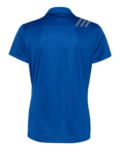 Adidas Women's 3-Stripes Shoulder Polo A325 #color_Collegiate Royal/ Grey Three