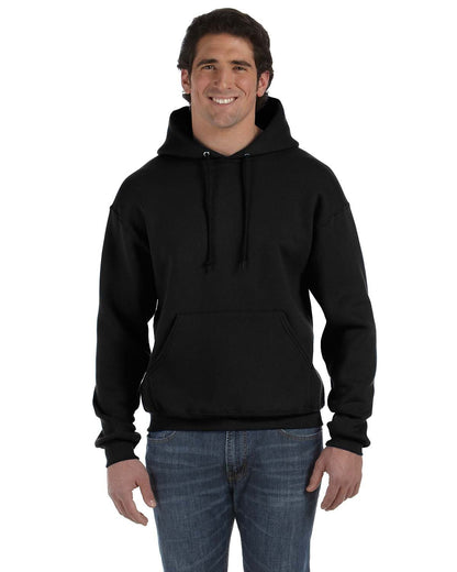 Fruit of the Loom Adult Supercotton™ Pullover Hooded Sweatshirt 82130 #color_BLACK