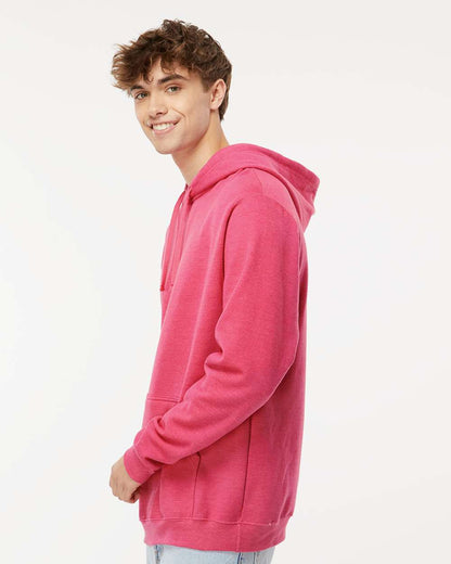 M&O Unisex Pullover Hoodie 3320 #colormdl_Heather Fuchsia